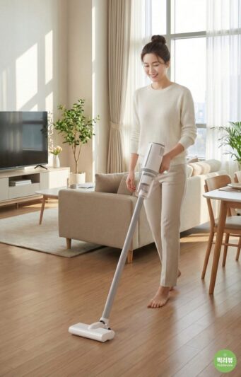 Bonjour 무선 청소기 사용사진