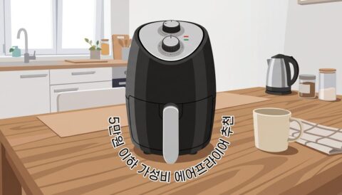 가성비 에어프라이어 추천 TOP 5 | 2025년 실사용 리뷰 비교 분석