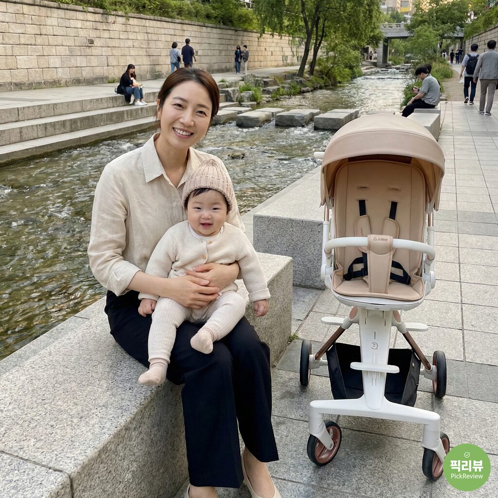 유모차 추천 씨투엠뉴가 만든 휴대용 스핀 트라이크의 부드러운 조향과 안정감