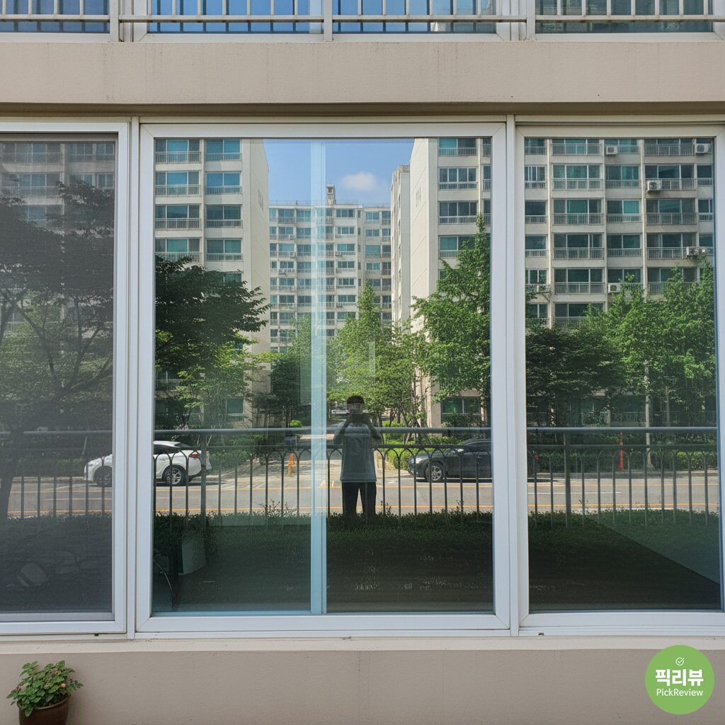 저층 필수템, 외부 시선 완벽 차단하는 창문 사생활 보호 필름 시트지 추천