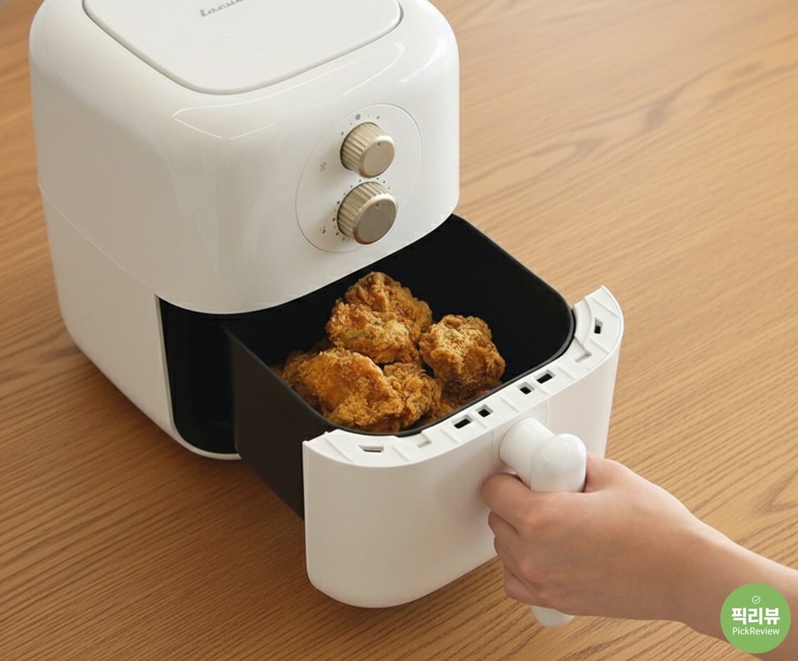 5만원 이하 가성비 갑? 라쿠진 에어프라이어 3L 실사용 단점 3가지