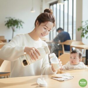 휴대용 분유포트 추천, 여행 시 짐 줄여주는 100도 살균 포트?