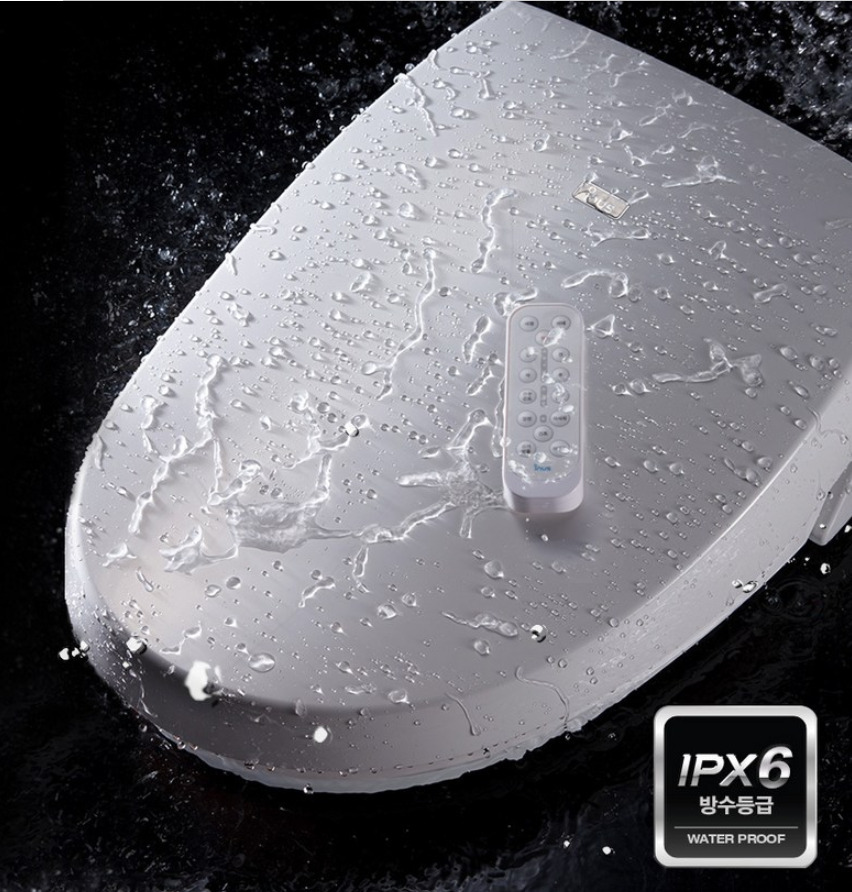 이누스 부착형 비데 제품의 세정·방수 품질은 어느 정도일까?