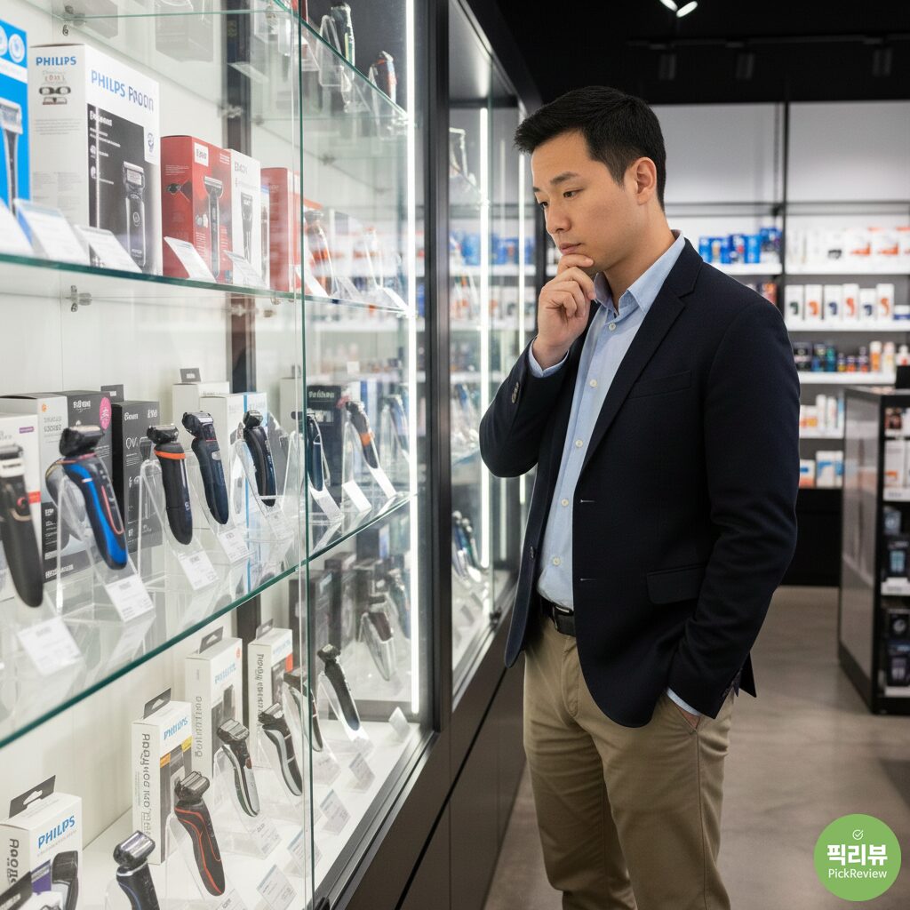 필립스는 왜 면도기 하나를 이렇게 많은 시리즈로 나눴을까?