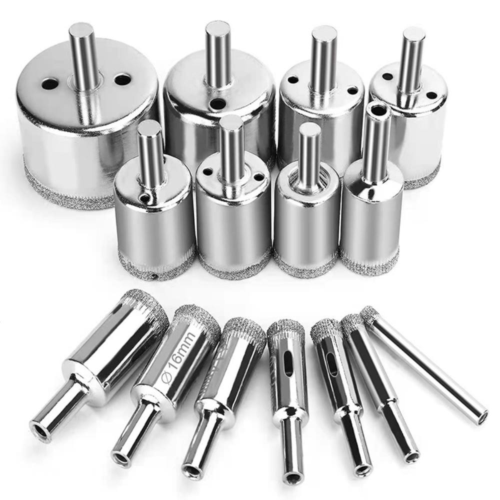 인조대리석타공 유리 타일 구멍뚫기 홀쏘 홀커터 15P세트