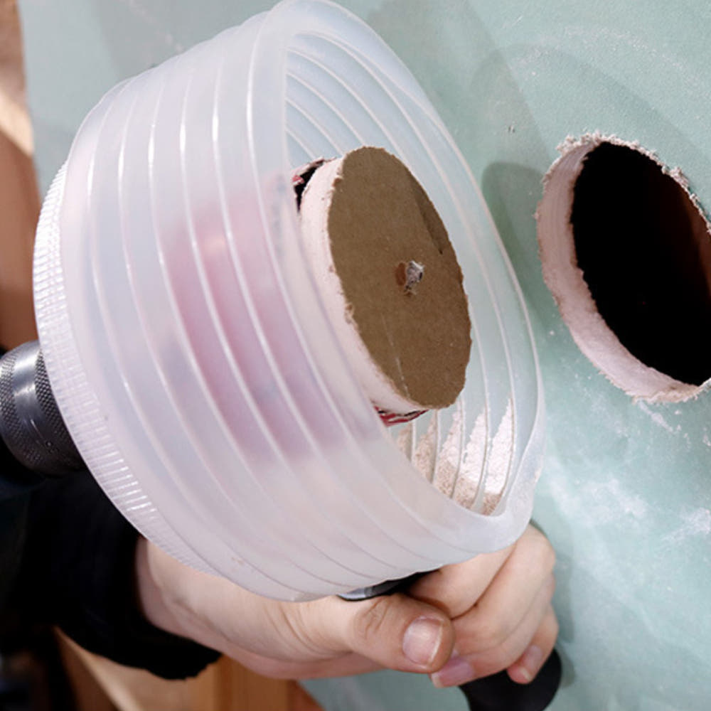 홀쏘 집진기 분진 커버 목공 홀커터 더스트컵 160mm