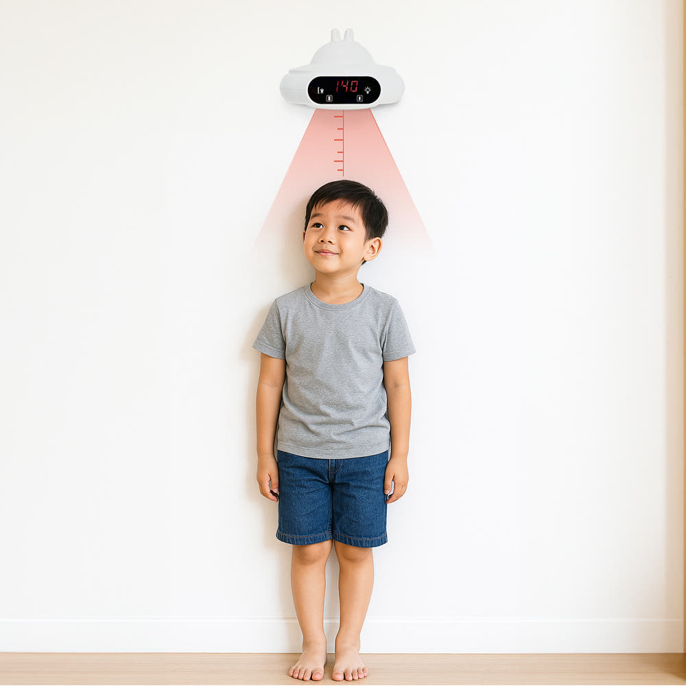 온다온 초음파 키재기 스마트 가정용 신장계 적외선 키 측정기