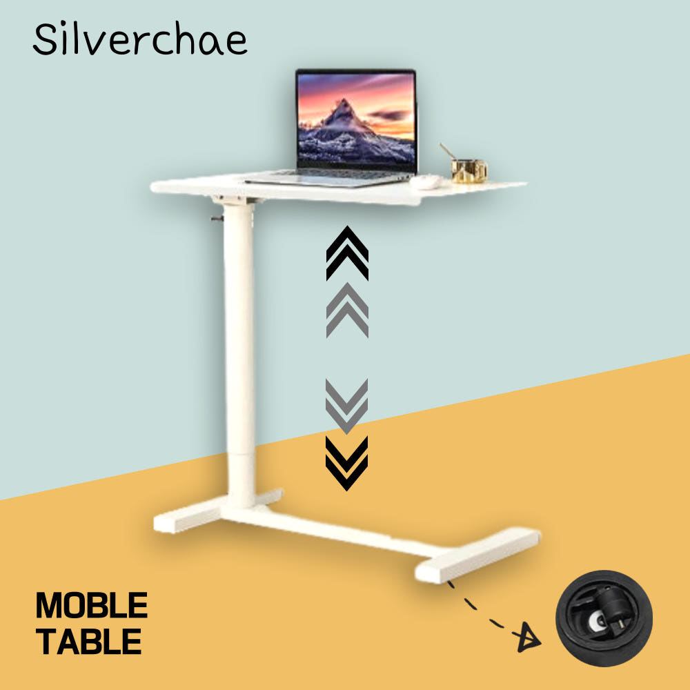 실버채 높이조절 접이식 이동식 소파 쇼파 사이드 테이블 침대 책상 협탁