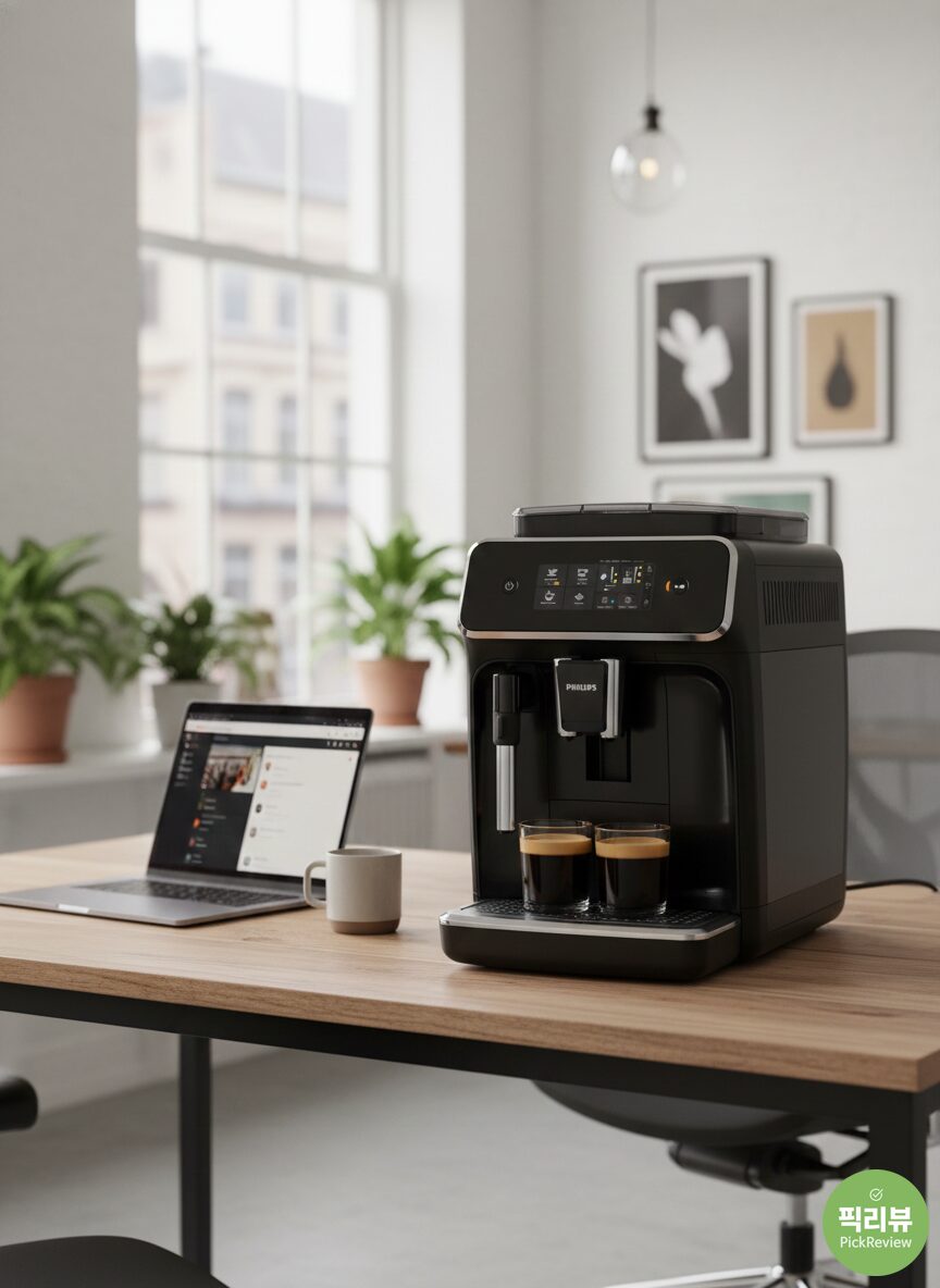 필립스 EP2221/43 전자동 커피머신 후기｜왜 ‘크게 실패하지 않는 선택’으로 불릴까