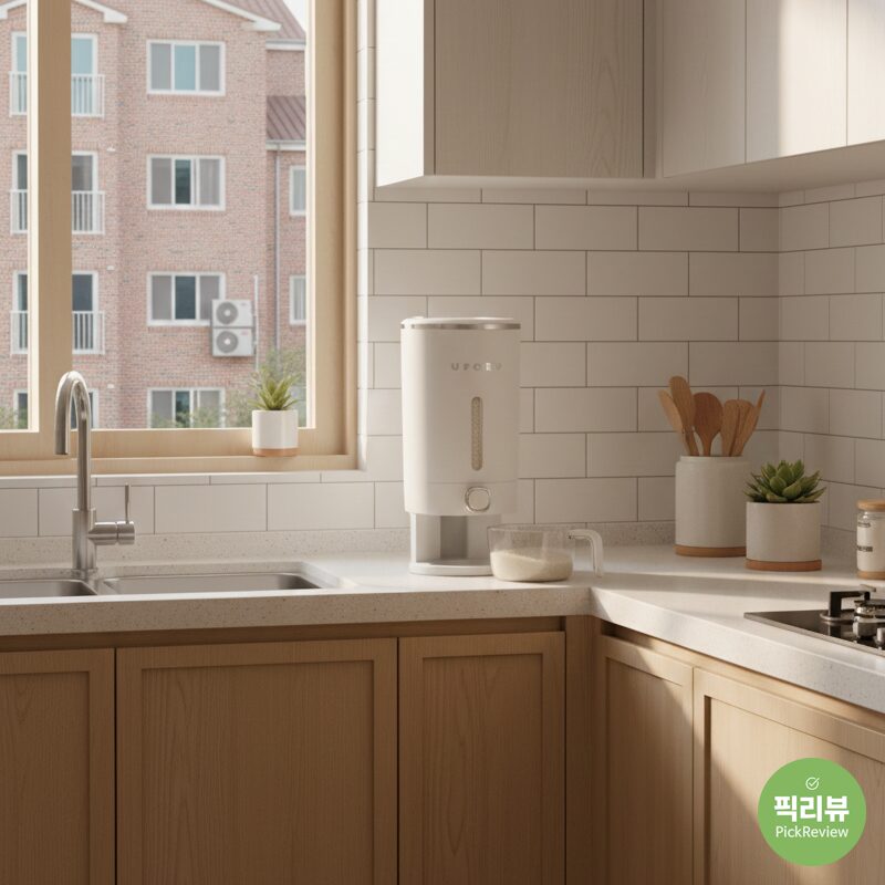 쌀보관통 매번 쌀 꺼낼 때 번거로운 집이라면 한 번쯤 고민해볼 선택