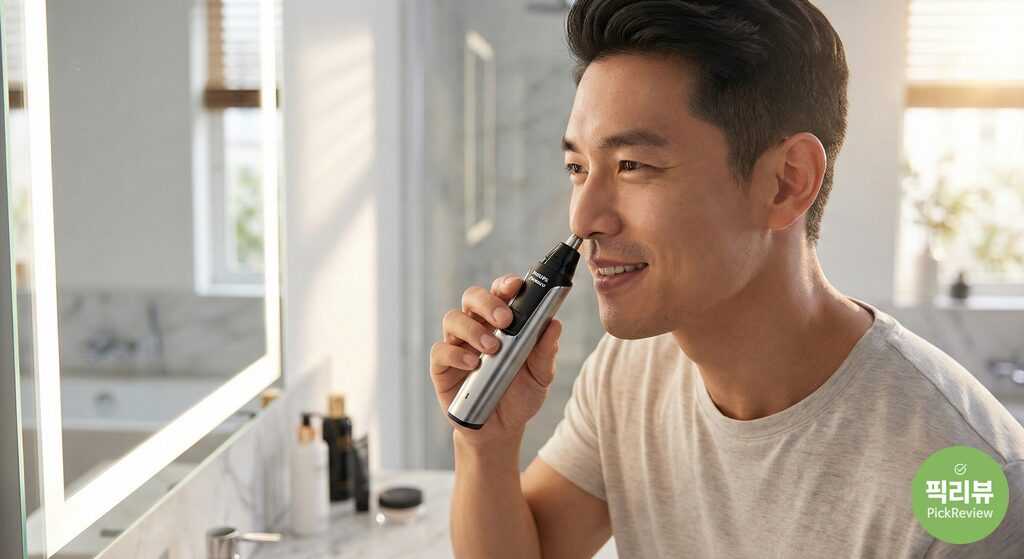 필립스 코털정리기 3600 피 안 보는 안전한 절삭력과 눈썹 가이드 활용법