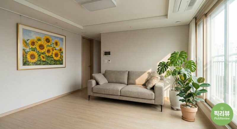 거실 풍수 인테리어