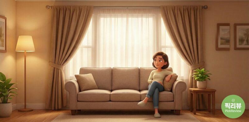 풍수지리상 창문을 등지는 소파배치