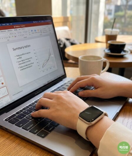 애플워치 SE3 착용사진