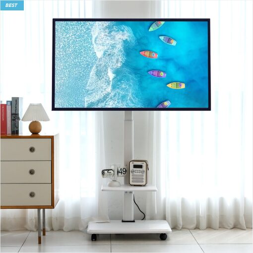 이동식TV거치대 티비스탠드 삼성 LG 대형 중형 호환 벽걸이 무타공 이동형 무빙스탠드