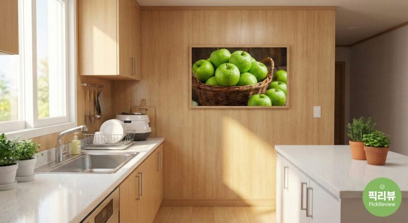 재물운을 부르는 생동감 넘치는 결실, '풋사과