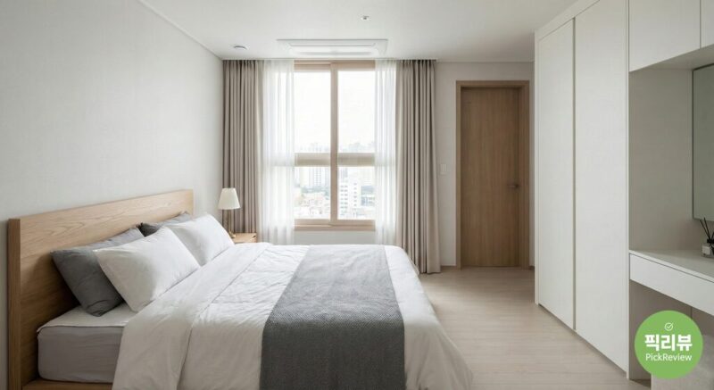 풍수에 의한 침대 배치사잔