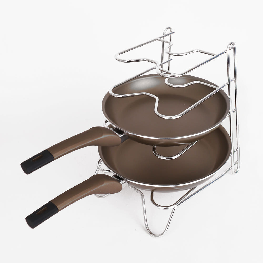 로긴 후라이팬 정리대 프라이팬 거치대 주방정리