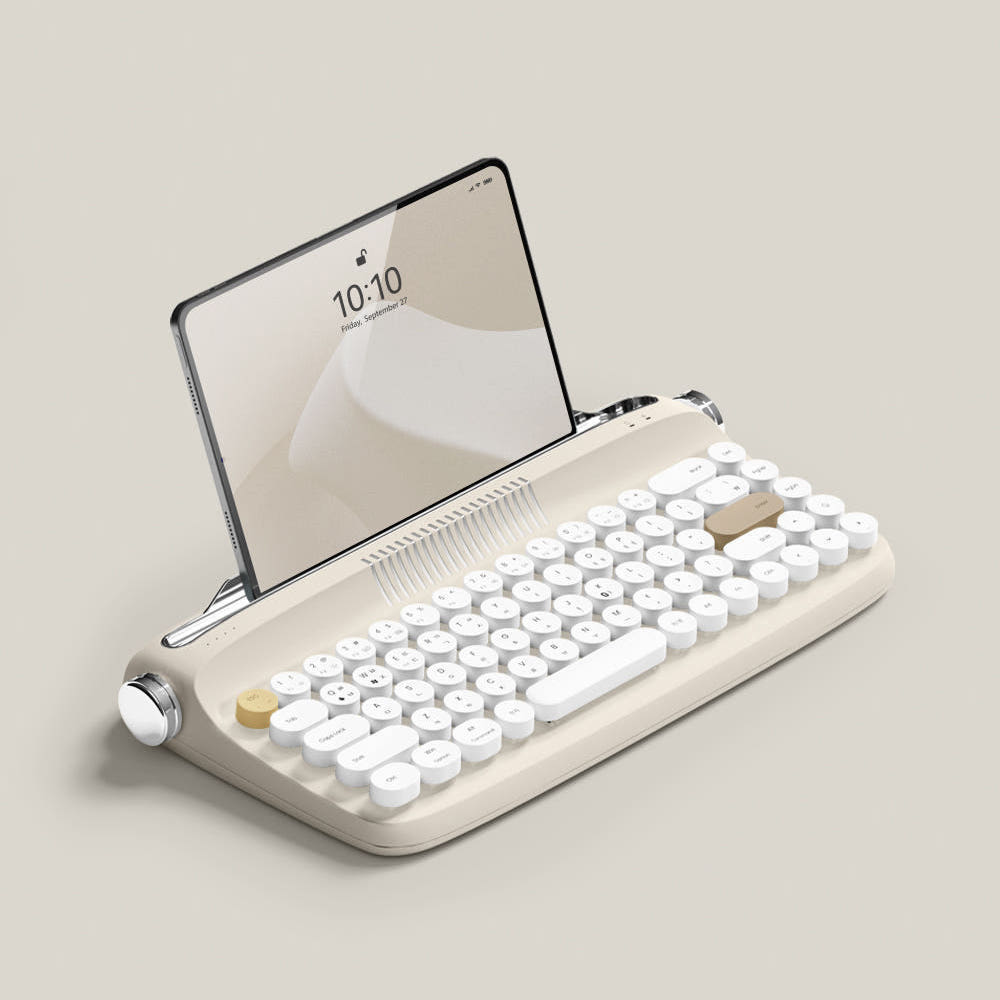 엑토 레트로2 미니 블루투스 멀티페어링 텐키리스 타자기 키보드 B307