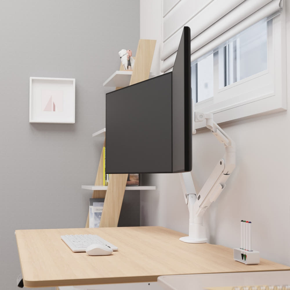 카멜마운트 AMADS 듀얼 벽면 밀착형 모니터 거치대 모니터암