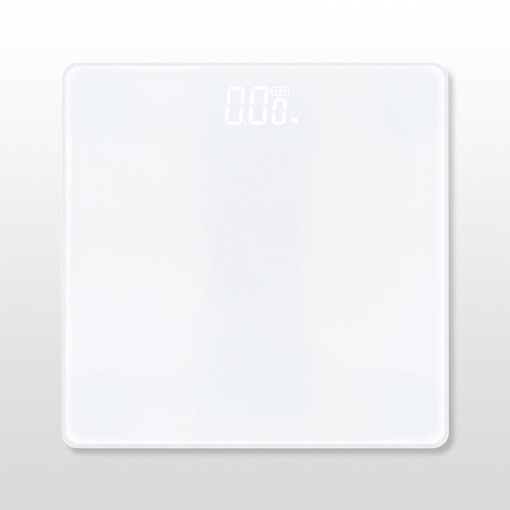 노바리빙 디지털 LED 모던 체중계 스노우 화이트 몸무게 측정 저울