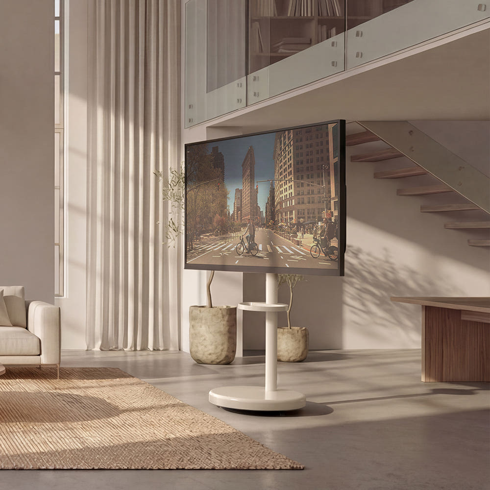 카멜마운트 SMB86W 이동식 대형 모니터 TV 삼텐바이미 스탠드 티비 거치대