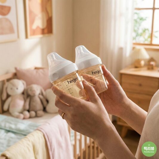 헤겐 젖병 비교모습 