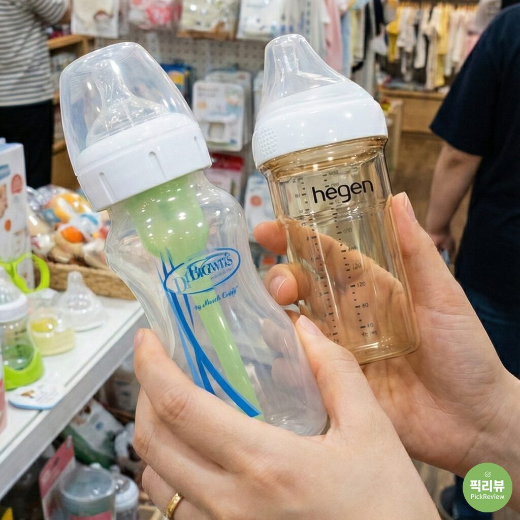2026 헤겐 닥터브라운 비교 추천, 배앓이 방지 젖병 장단점 및 세척 편의성 정리