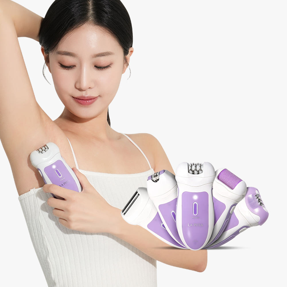 라피타 저자극 5in1실크프로 가정용 제모기 모근제거기 여성면도기