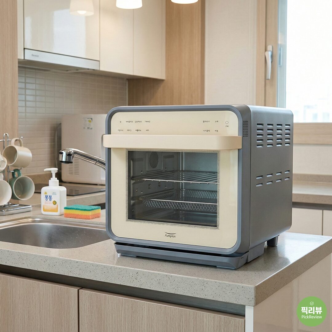 스팀 에어프라이어 추천: 풀무원 스팀쿡 플러스 15L 유효 후기 200건 분석