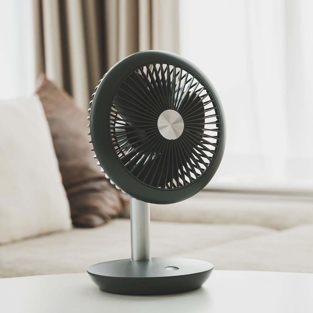 솔러스에어 무선선풍기 USB 탁상용선풍기 소형 미니써큘레이터 그레이