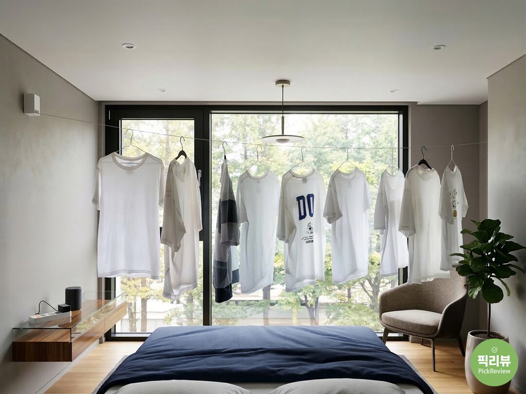 원룸 자취템 와이어 빨랫줄 [SNS Hot 015]