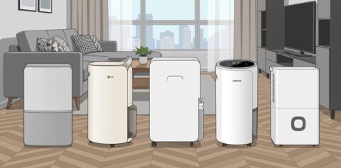 15L~20L 거실 제습기 추천 비교: 소비전력은 비슷한데 등급이 다른 이유는 ?