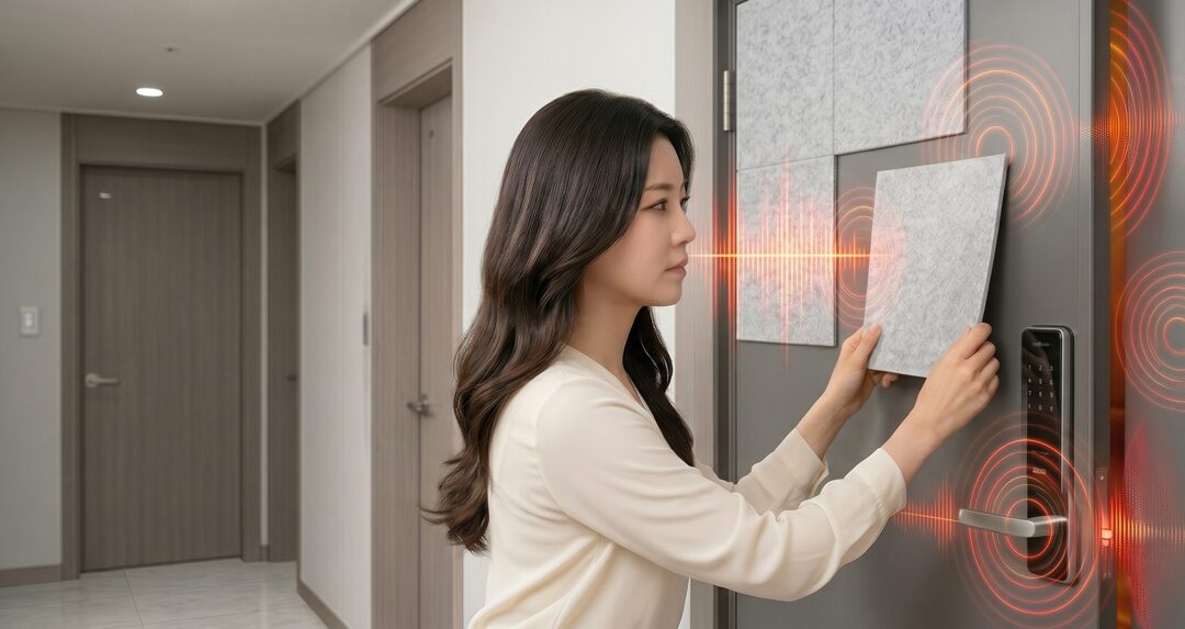 현관문 방음, 자석식 아트보드만 붙이면 ‘돈 낭비’인 과학적 이유