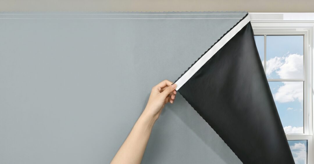 못 없이 1분 완성, 자취생 필수 ‘붙이는 무타공 암막 커튼’ 5선