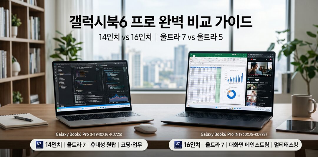 갤럭시북6 프로, 모델 4종 비교 가이드