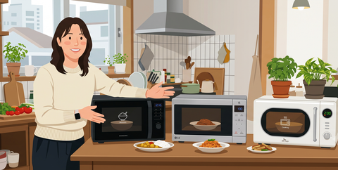 전자레인지 구매가이드 : 가열 방식과 출력별 실측 비교, 실패 없는 전자레인지 고르는 법
