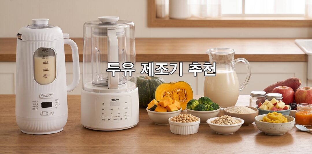두유제조기 추천 가격대별 TOP7 실사용 리뷰 및 칼날 분리부터 대용량 스펙비교