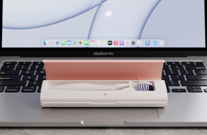유토렉스 UV-C 무선 충전식 휴대용 칫솔살균기 폴라곰