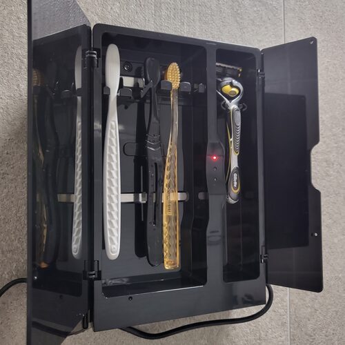 유토렉스 칫솔살균기 UV LED 살균 히팅 건조기